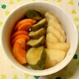 ☆見た目よりも味が大事☆醤油麹の野菜漬け☆*:・